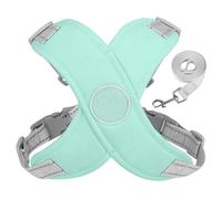 Cozy Dog Harness for Comfortable Walks Breathable Reflective Harness Breakaway Design for Small and Medium | Pet Supplies Must-Have (Green, L)