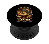 Cozy Dragon Reader Fantasy Core Currently Escaping PopSockets Adhesive PopGrip