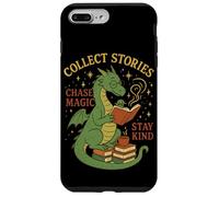 Cozy Dragon Reading Coffee Stay Kind Librarian Bookworm Case for iPhone 7 Plus/8 Plus