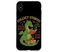 Cozy Dragon Reading Coffee Stay Kind Librarian Bookworm Case for iPhone XS Max