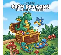 Cozy Dragons: Cute and Cozy Coloring Book