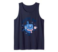 Cozy Dreidel Shine Bright Hanukkah Design Tank Top