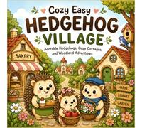 Cozy Easy Hedgehog Village: Adorable Hedgehogs, Cozy Cottages, and Woodland Adventures