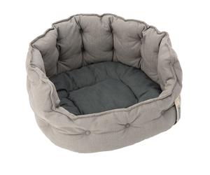 Cozy ecoLIFE Dog Bed Grey - 80 x 72 x 31 cm (L x W x H)