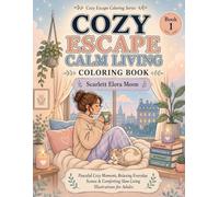 Cozy Escape Calm Living Coloring Book: Cozy Aesthetic Stress Relief Coloring Pages for Relaxation, Mindful Slow Living and Everyday Peace (Cozy Escape Coloring Series)