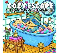 Cozy Escape Cute & Comfy Coloring Book: Simple Comforting Designs with Cute Homes Nature Nooks and Peaceful Moments for Stress Relief and Mindful Coloring