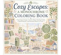 Cozy Escapes: A Monochrome Coloring Book (The Cozy Coloring Collection)