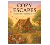 Cozy Escapes: A Stress Relief Coloring Book