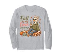 Cozy Fall Duck Autumn Season Lover Long Sleeve T-Shirt