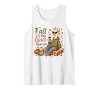 Cozy Fall Duck Autumn Season Lover Tank Top