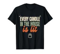 Cozy Fall Every Candle in the House is Lit Autumn Value Graphic T-Shirt