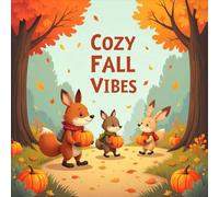 Cozy Fall Vibes Coloring Book for Kids Ages 2-8: Little Hands Encourage Relaxation For Early Learners Easy Outlines Great Christmas Gift Calm And ... Hands Encourage Relaxation For Early Learn