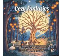 Cozy Fantasies Coloring Book: Magical Forests, Enchanted Creatures & Dreamy Worlds for Relaxation, Imagination & Mindful Escape