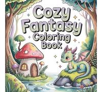 Cozy Fantasy Coloring Book: Bold and Easy Cute Fantasy Designs for Relaxation and Fun