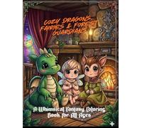 Cozy Fantasy Coloring Book: Dragons, Fairies & Forest Guardians: A Whimsical Fantasy Coloring Book for All Ages.