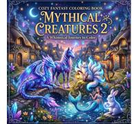 Cozy Fantasy Coloring Book: Mythical Creatures 2: 35 More Relaxing Coloring Pages Featuring Rare Mythical Creatures, Magical Beasts, Enchanted Landscapes, and Whimsical Fantasy Adventures