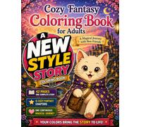 Cozy Fantasy COLORING BOOK4: Your Colors Bring the Story to Life.
