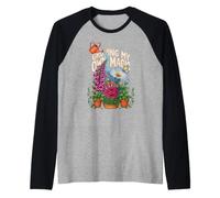 Cozy Fantasy Cottagecore Garden Magic Raglan Baseball Tee