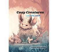 Cozy Fantasy Creatures Coloring Book: 50 Relaxing Coloring Pages with Cute, Original Characters for Calm Creative Play