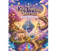 Cozy Fantasy Worlds: Relaxing Magical Coloring Book