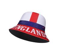 Cozy Flair Men & Women Reversible Flag Bucket Hats - England, England Multi & Jamaica/Scotland Flag Hats - Foldable, Lightweight, UV Protection, Summer Fisherman Style for Sports & Travel