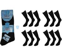 Cozy Flair Men's Seamless Big Foot Socks | 6 Pairs | 100% Cotton | Extra Comfort Fit | Odour-Free | UK Size 11-14 | Soft for Sensitive Toes