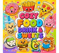 COZY FOOD DRINK & SWEETS: Adorable Coloring Pages Featuring Delicious Meals Refreshing Beverages Fruity Delights and Charming Treats for All Ages
