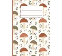 Cozy Forest Mushrooms Composition Notebook - College Ruled - 6" x 9" - 120 Pages