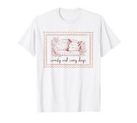Cozy Fox Comfy and Cozy Days Autumn Animal Nature Cute Fall T-Shirt