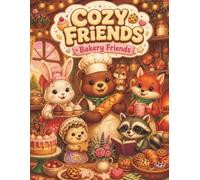 Cozy Friends: Bakery Friends: A Sweet Bakery Coloring Book for Kids Ages 3-7 Featuring Cute Animal Bakers, Cupcakes, Cookies, and Cozy Kitchen Fun