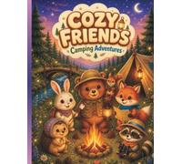 Cozy Friends Camping Adventures: A Cozy Camping Coloring Book for Kids Ages 3-7 Featuring Cute Animal Friends, Campfires, Nature Trails, and Outdoor Adventures