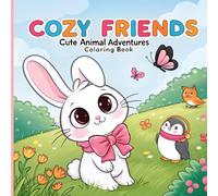 Cozy Friends: Cute Animal Adventures Coloring Book: A Fun and Easy Coloring Experience with Sweet Animals for All Ages