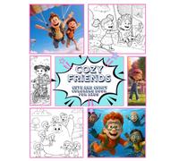 Cozy Friends - Cute & Comfy Coloring Book for Kids: Adorable Friendship Coloring Pages for Children - Cute Animals, Happy Moments & Cozy Fun (Cozy ... ... - Cute & Comfy Coloring Books for Kids)