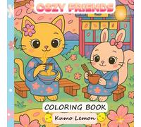 Cozy Friends-Fufi World Adventures: Coloring Book for Adults and Teens Featuring Super Cute Animal Characters with Easy and Simple Designs for Relaxation (Cozy Friends Series Spain)