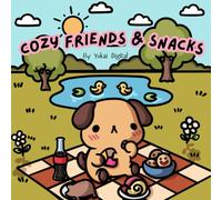 Cozy Friends & Snacks coloring book: Kawaii animal and Mexican food themed coloring book for all ages, stress relief, Premium version