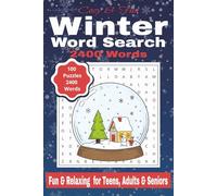 Cozy & Fun Winter Word Search: 100 Relaxing Puzzles for Teens, Adults & Seniors to Enjoy on Snow Days, on Road Trips, or as a Great Winter Gift (ZenPuzzles)