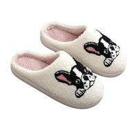 Cozy Furry House Slippers for Women/Men Cute Warm Indoor Non-Slip Winter Cozy Shoes Trendy Colorful Cartoon Illustrated Anti-Slip Indoor Home Winter Slippers
