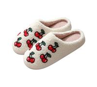 Cozy Furry House Slippers for Women/Men Cute Warm Indoor Non-Slip Winter Cozy Shoes Trendy Colorful Cartoon Illustrated Anti-Slip Indoor Home Winter Slippers