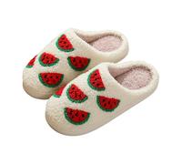 Cozy Furry House Slippers for Women/Men Cute Warm Indoor Non-Slip Winter Cozy Shoes Trendy Colorful Cartoon Illustrated Anti-Slip Indoor Home Winter Slippers