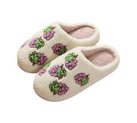 Cozy Furry House Slippers for Women/Men Cute Warm Indoor Non-Slip Winter Cozy Shoes Trendy Colorful Cartoon Illustrated Anti-Slip Indoor Home Winter Slippers