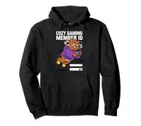 Cozy Gaming Member Id Club Bear Pullover Hoodie