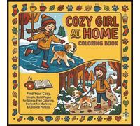 Cozy Girl at Home Coloring Book