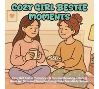 COZY GIRL BESTIE MOMENTS: A Fun and Relaxing Coloring Book for Girls and Teens Featuring Cute Friendship Scenes
