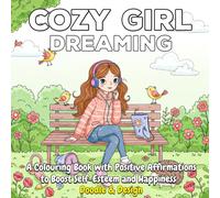 Cozy Girl Dreaming: A Coloring Book with Positive Affirmations to Boost Self Esteem & Happiness. Bold and Easy for Teens and Adults (Cute & Cozy Creations)