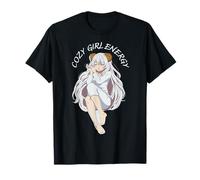 Cozy Girl Energy Shirt - Cute Soft Sleepy Era Kawaii Anime T-Shirt