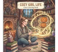 Cozy Girl Life: Cute Coloring Book for Adults and Teens (Story and Relaxation)