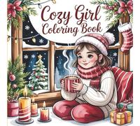 Cozy Girl Moments: Cute, Calm, and Comforting Coloring Pages