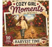 Cozy Girl Moments: Harvest Time Coloring Book for Women and Teens Featuring Relaxing Fall Moments and Pumpkin Farms, Apple Orchards