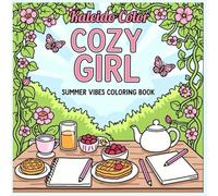 Cozy Girl Summer Vibes Coloring Book: Relaxig Coloring Pages with Summer Scenes, Beach Days & Soft Moments for Creative Girls