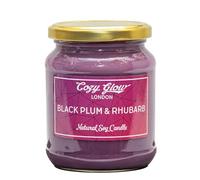 Cozy Glow Black Plum & Rhubarb Large Soy Candle